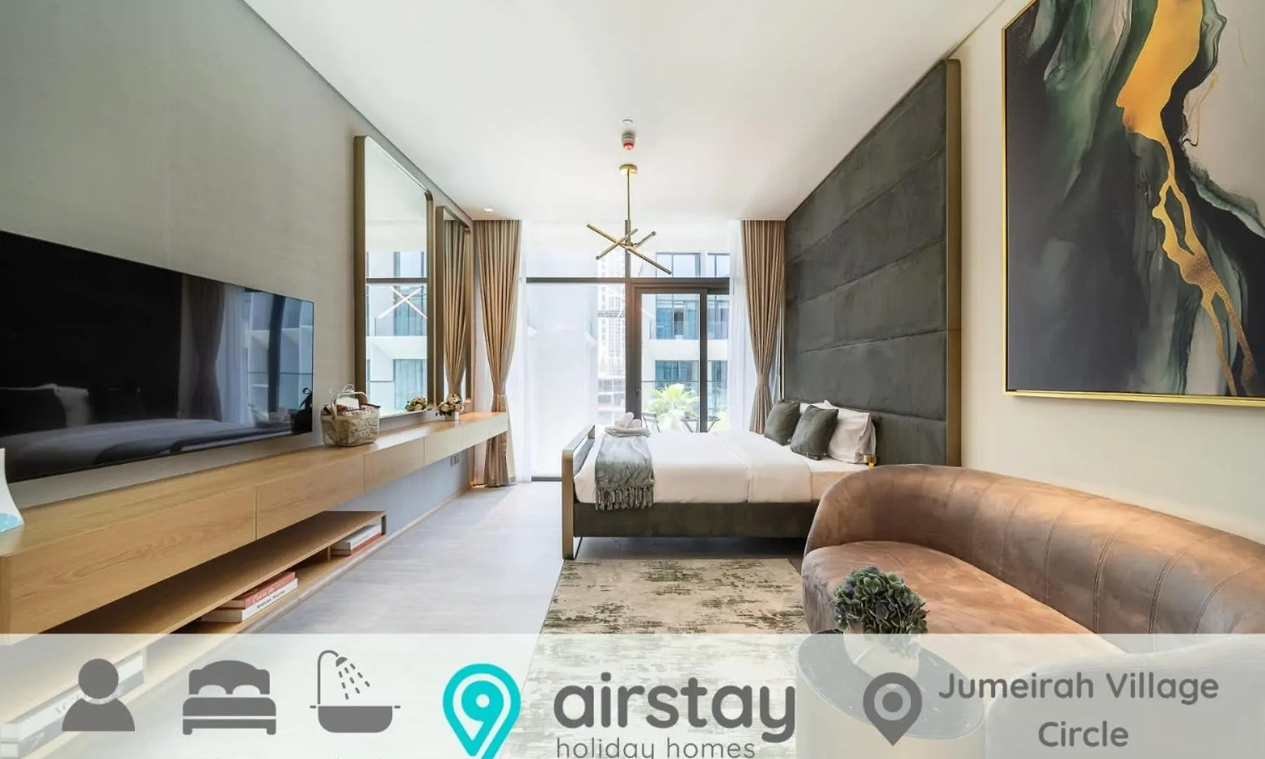 Airstay - Sleek Studio - Pool Views - Jvc - Monthly Offer Available contacts